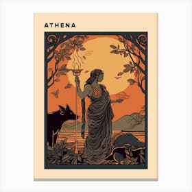 Athena Poster Canvas Print