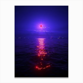 Purple Light In The Sky Canvas Print