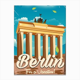 Berlin Germany For A Vacation Canvas Print