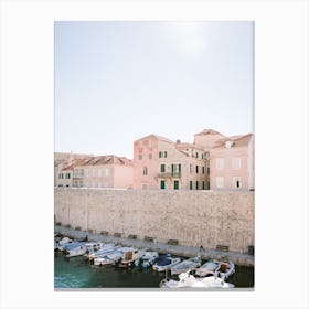 Walls Of Dubrovnik Croatia Canvas Print