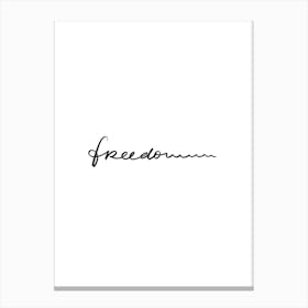 Freedom Canvas Print