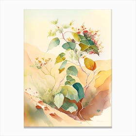 Poison Ivy In Desert Landscape Pop Art 7 Canvas Print