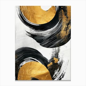 Gold And Black Canvas Print 28 Canvas Print