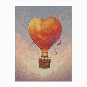 Heart Balloon 4 Canvas Print