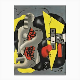 Fernand Léger Composition (La Danseuse Au Triangle Jaune) (1930) Canvas Print