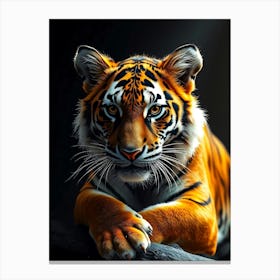 Wild Animal Creative Portrait 67 Canvas Print