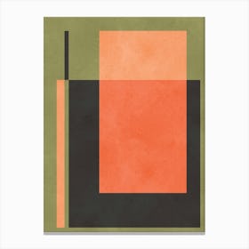 Expressive geometric harmony 3 Canvas Print