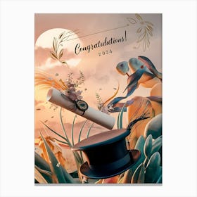 Congratulations Canvas Print