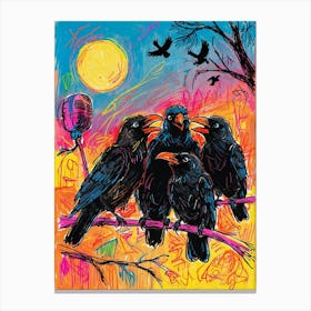 Crows 12 Canvas Print