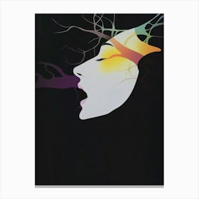 Woman'S Face 40 Canvas Print