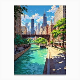 Chicago River 4 Canvas Print