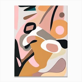 Abstract Force Musted Pastels Canvas Print