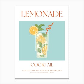 Lemonade Cocktail Canvas Print