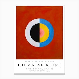 Hilma Af Klint Swan 8 Canvas Print