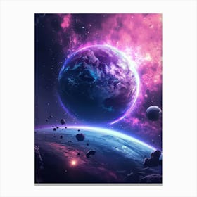 Space Wallpaper 17 Canvas Print