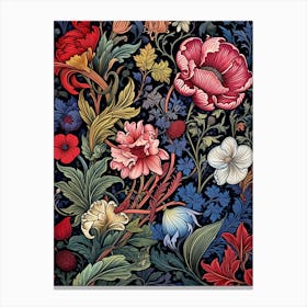 Floral Wallpaper 10 Canvas Print