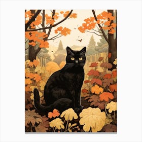 Autumn Cat 5 Canvas Print