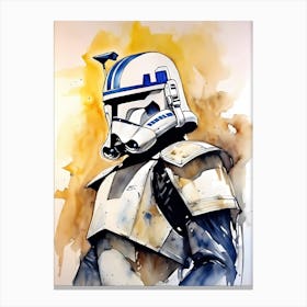 Captain Rex Star Wars Painting (3) Canvas Print