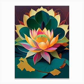 Sacred Lotus Fauvism Matisse 3 Canvas Print