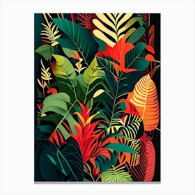 Jungle Patterns 3 Botanical Canvas Print