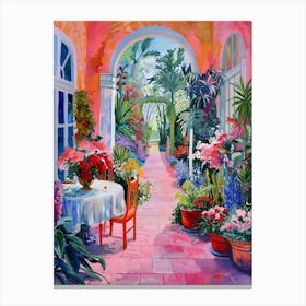 Pink Garden Canvas Print