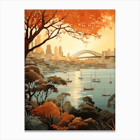 Sydney Australia Golden Tones 2 Canvas Print