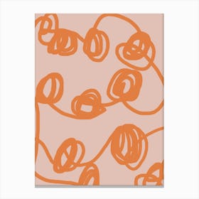 Orange & Pink Canvas Print