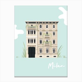 Milan Building Canvas Print