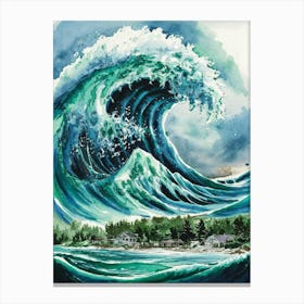 Great Wave Off Kanagawa 3 Canvas Print