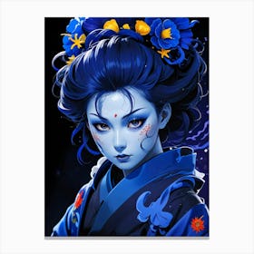 Japan Geisha Visual 36 Canvas Print