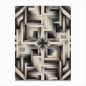 Optical Illusion Abstract Geometric 16 Canvas Print
