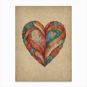 Heart Of Music 23 Canvas Print