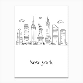 New York City Skyline Canvas Print