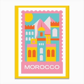 Morocco Postcard Canvas Print