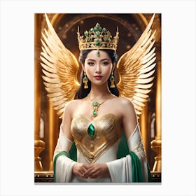 Beautiful Asian Goddess #4 Canvas Print