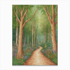 Path Through The Woods 5 Canvas Print