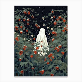 Ghost In The Raspberry Field Canvas Print