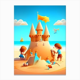 SandCastleFun Canvas Print