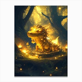 Golden Dragon Canvas Print