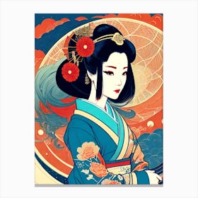 Geisha 102 Canvas Print