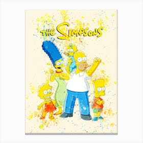 Simpsons 2 Canvas Print