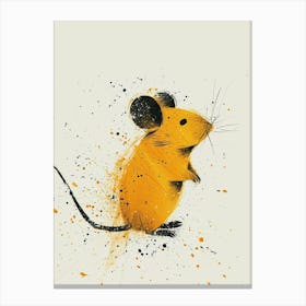 Yellow Mouse 1 Canvas Print