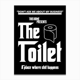 Toilet Canvas Print