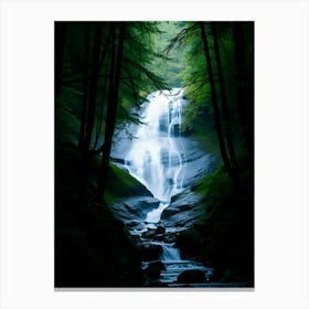 Waterfall In The Woods 3 Canvas Print