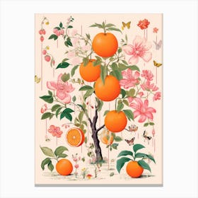 Orange Tree Canvas Print