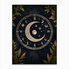 Occult Background Canvas Print