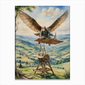 Leonardo da Vinci A Visionary's Pursuit Canvas Print