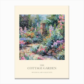 Cottage Garden Poster Wild Bloom 4 Canvas Print
