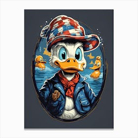 Donald Duck 5 Canvas Print