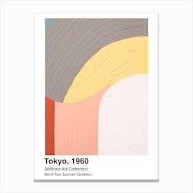 World Tour Exhibition, Abstract Art, Tokyo, 1960 2 Canvas Print